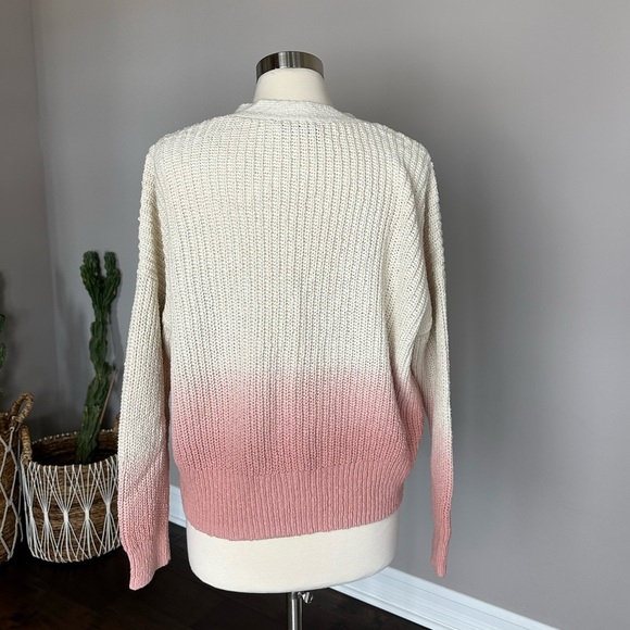 NWTs RARE Madewell Dip Dyed Cotton Cardigan - Picture 8 of 14